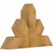 Ekena Millwork Saratoga Rough Sawn Timber Gable Bracket, Western Red Cedar, 36"W x 24"H x 6"D x 6"F, 16/12 Pitch GBW036X24X0606SAR00RWR - alternate 5